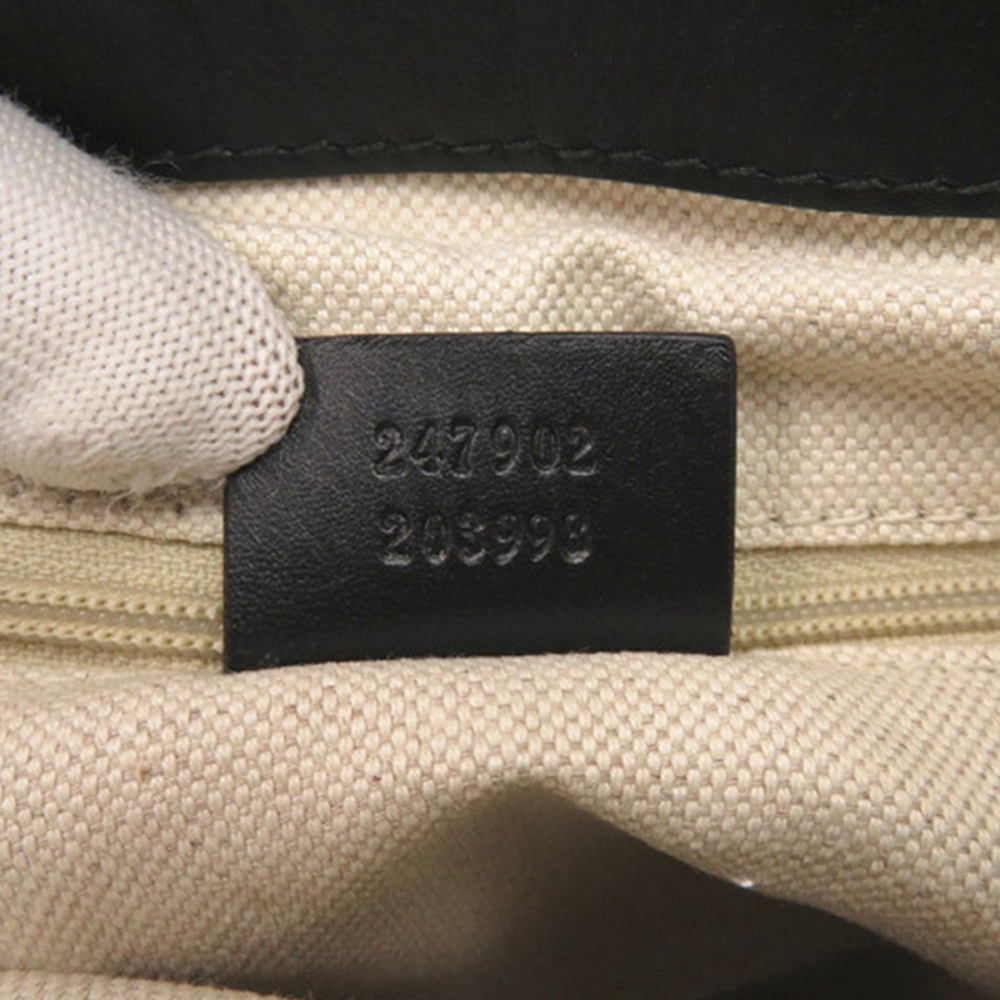Pre-Loved Gucci Diamante Canvas Sukey Satchel - Picture 7 of 12
